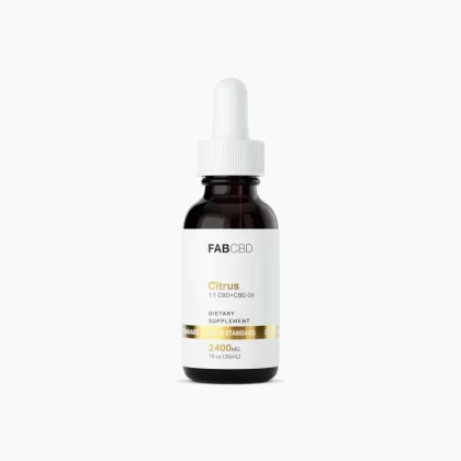 FAB CBD+CBG Oil Citrus Flavor - Ejuicewarehouse