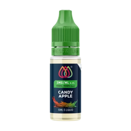 Candy Apple E-Liquid by Aquavape - 10ml - 3mg - Vape Product (90474A)