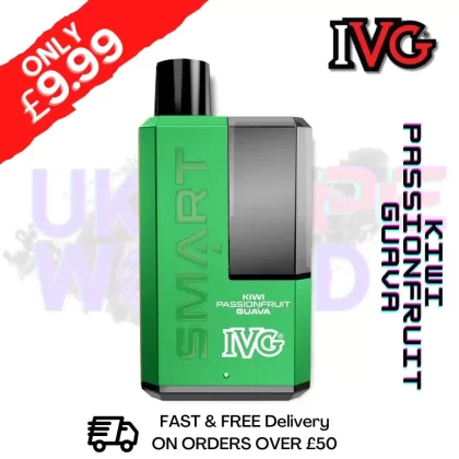 Kiwi passionfruit Guava IVG 5500 Smart Disposable Kit – ONLY £9.99