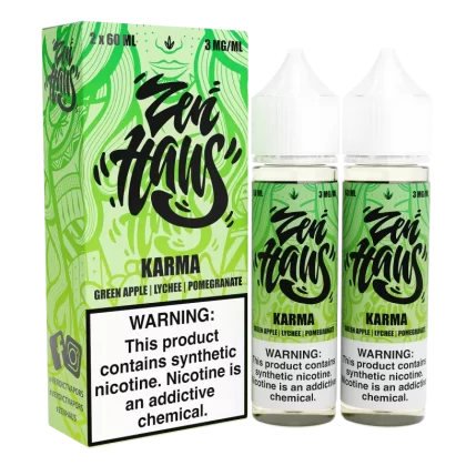 Karma by ZEN HAUS E-Liquid 2X 60ml - 0MG