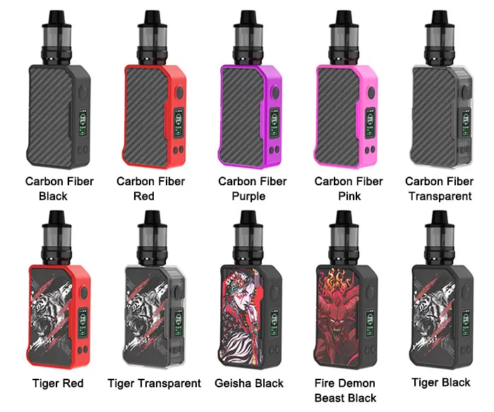 DOVPO MVP 220W Box Mod Kit - Fire Demon Beast-Black - Image 2