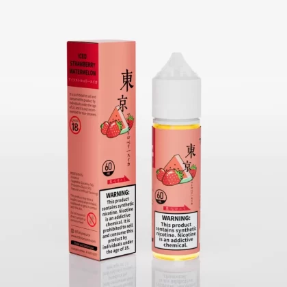 Tokyo Eliquid – Iced Strawberry Watermelon 60ml (3, 6mg) - Vapebar Pk