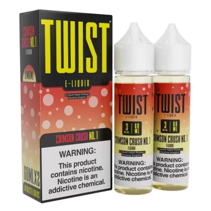 Twist e-Liquids Crimson Crush No. 1 eJuice - 120mL (2x60mL); Vape Product, Vape Product; Twist eLiquids
