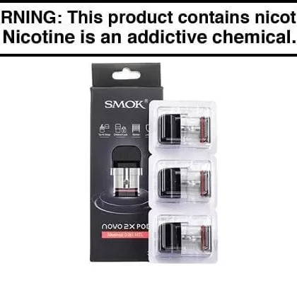 SMOK NOVO 2X REPLACEMENT PODS (PACK OF 3) - Vapejuice