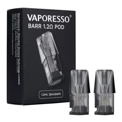 VAPORESSO BARR REPLACEMENT POD - Single, Pack of 2