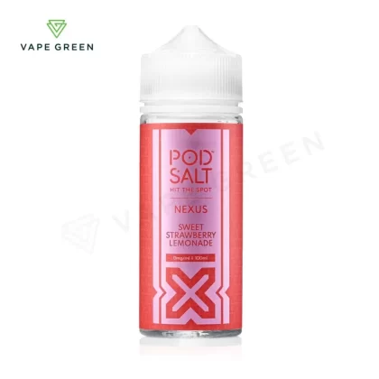 Sweet Strawberry Lemonade Shortfill E-Liquid by Nexus Pod Salt 100ml