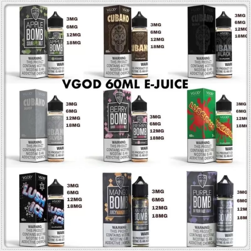 VGOD 60ml Vape E-Liquid – Best Vape Kits UAE - Apple Bomb, Berry Bomb - Image 2