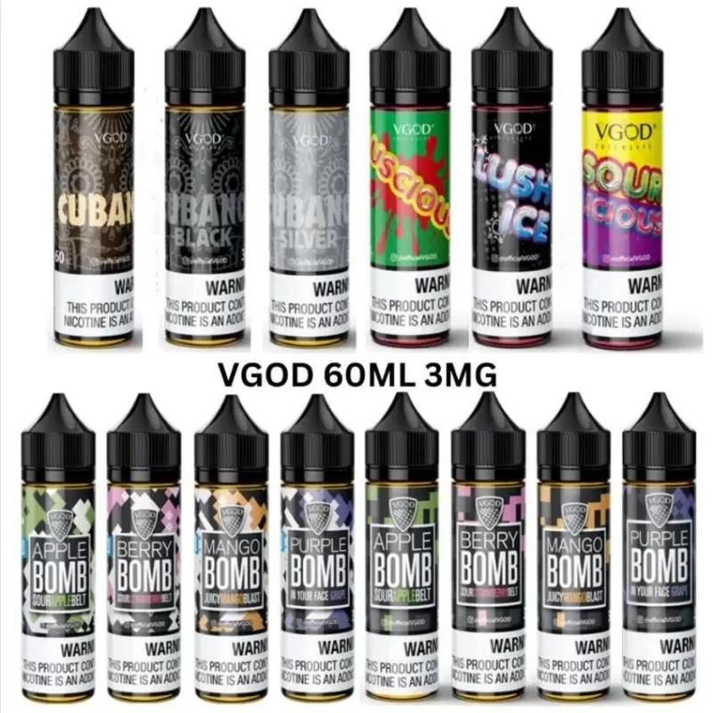 VGOD 60ml Vape E-Liquid – Best Vape Kits UAE - Apple Bomb, Berry Bomb - Image 3