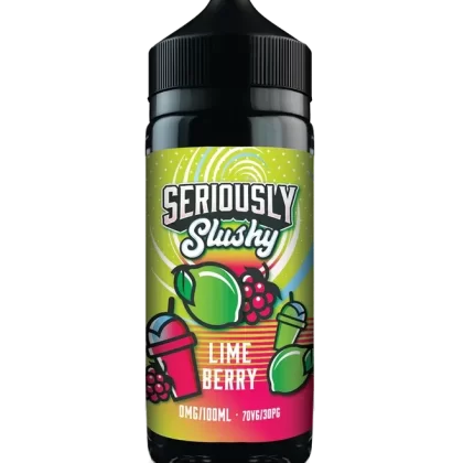 LIME BERRY E-LIQUID BY SERIOUSLY SLUSHY / DOOZY VAPE CO 100ML 70VG