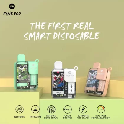 Pyne Pod BOOST 8500 Disposable Device – 8500 Puffs - Pina Colada Ice
