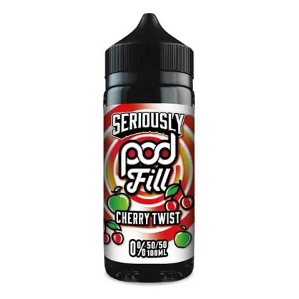 DOOZY SERIOUSLY PODFILL CHERRY TWIST 100ML SHORTFILL E-LIQUID