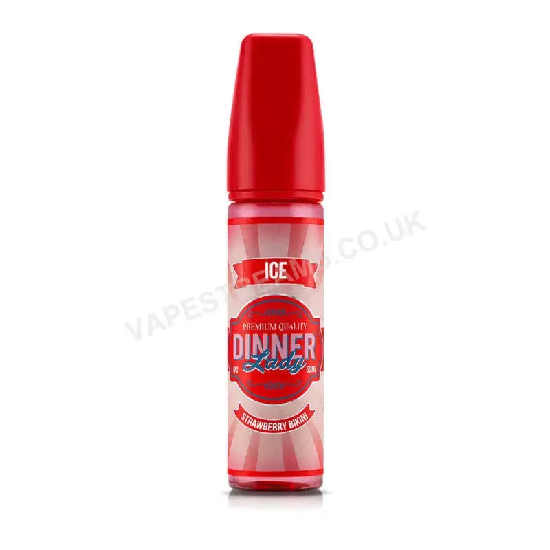 Dinner Lady Strawberry Bikini Ice E-Liquid Shortfill