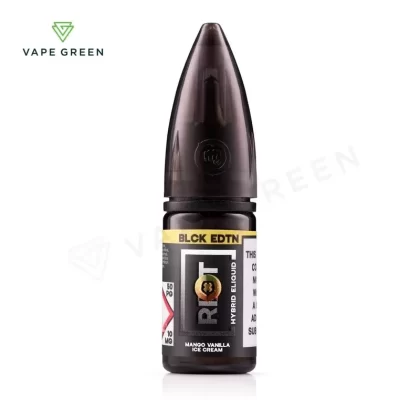 Mango Vanilla Ice Cream E-Liquid by Riot BLCK EDTN Hybrid Salt