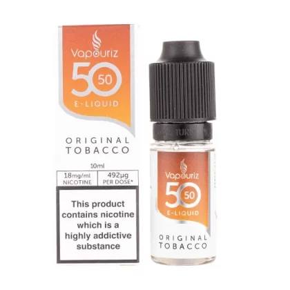 Original Tobacco 50/50 E-Liquid by Vapouriz - 18mg