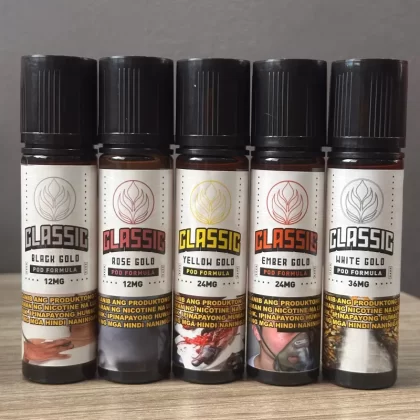 Classic 60ml 50vg/50pg 12/24/36mg - Black Gold - Creme Brulee Ry4 / 24mg