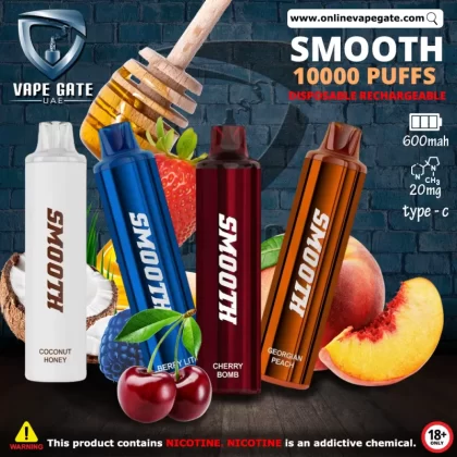 Smooth 10,000 Disposable Vape - Berry Lite / 20 mg