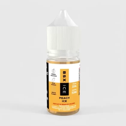 Peach ICE SALT – BSX ICE – 30mL Menthol Peach Pod Systems - Vape Product; Vape Product, Vape Product