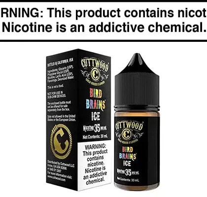 BIRD BRAINS ON ICE BY CUTTWOOD SALT 30ML - Vapejuice