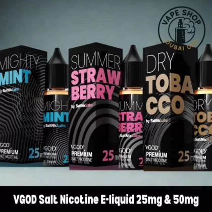VGOD Salt Nicotine E-liquid 25mg & 50mg - Apple Bomb, Apple Bomb Iced; Vape Product, Vape Product (48109E)