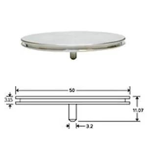 Large Ø50mm x 8mm pin height