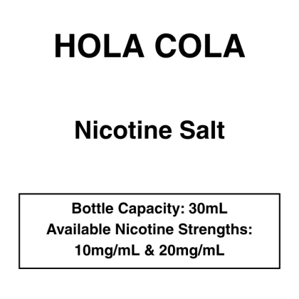 Hola Cola | Nicsalt 30ml 10mg/ 20Mg