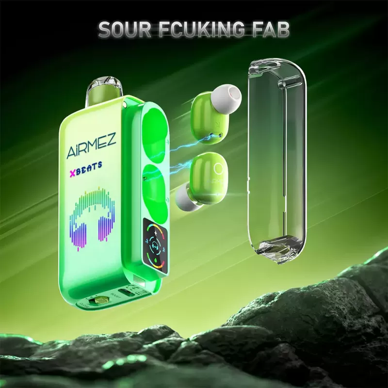 Airmez Xbeats 40000 Puffs – Sour Fcuking Fab - Ozvapeone (380C53)