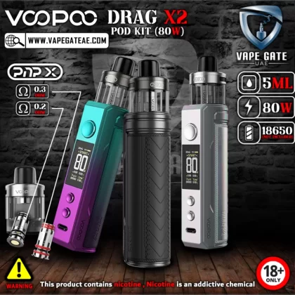VOOPOO Drag X2 Pod Kit (80W) - Sky Blue