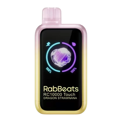 Dragon Strawnana – RabBeats RC10000 TOUCH - Site#VAP~Nicotine#50mg~Size#Single>5 Pack