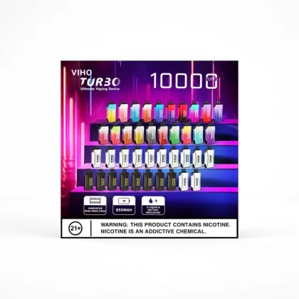 VIHO Turbo 10K Caladas 17ml 5% Nicotina - Fumotvapemexico