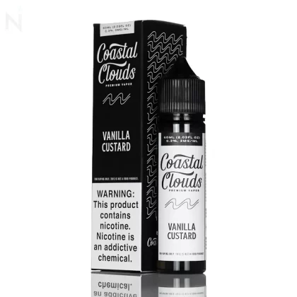 Coastal Clouds E-Liquid - Vanilla Custard - 60mL - 6mg
