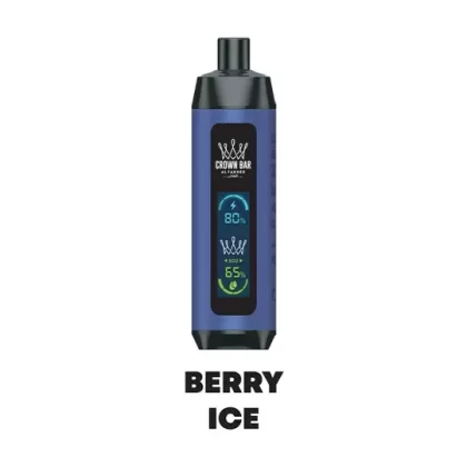 Berry Ice – Al Fakher Crown Bar Disposable 8000 Puffs - Vapebazaar Pk