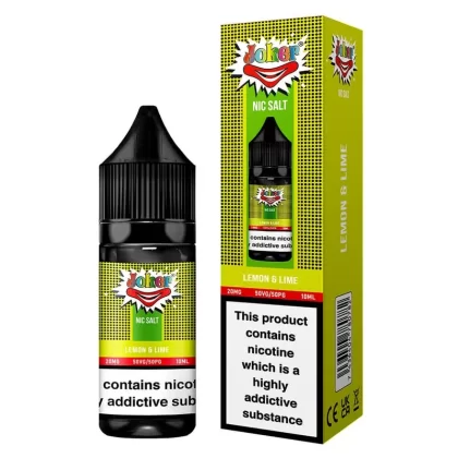 Joker Lemon and Lime Nic Salt Vape Juice 10ml