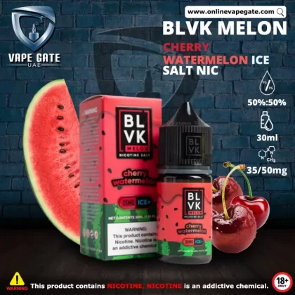 WATERMELON CHERRY ICE - BLVK MELON SALTS - 30ML - 35 mg / 30 ml