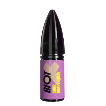 Sour Grape Chew Nic Salts E-Liquid Riot X by Riot Squad (10ml)