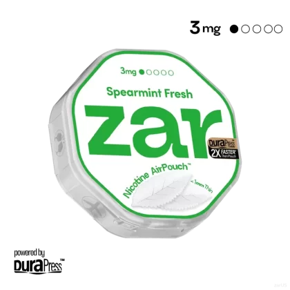 zar Spearmint Fresh 3mg - Pack#1 pack>5 pack>10 pack>20 pack (B237E8)