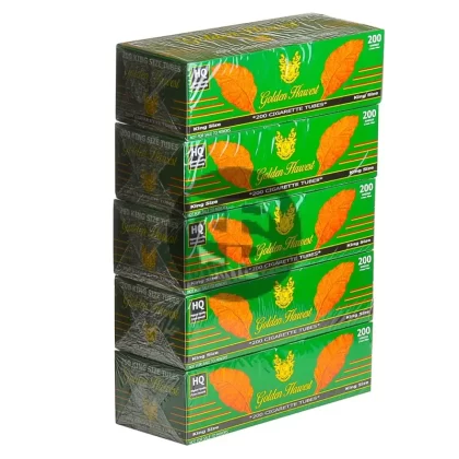 Golden Harvest Filter Tubes King Size Menthol 5 Cartons of 200 - Ejuicewarehouse