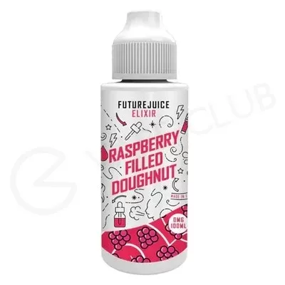 Raspberry Filled Doughnut Shortfill E-Liquid by Future Juice Elixir 100ml