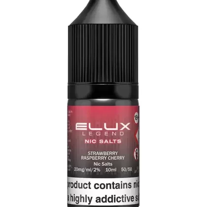 Elux Legend Strawberry Raspberry Cherry Nic Salt Vape Juice - 10mg