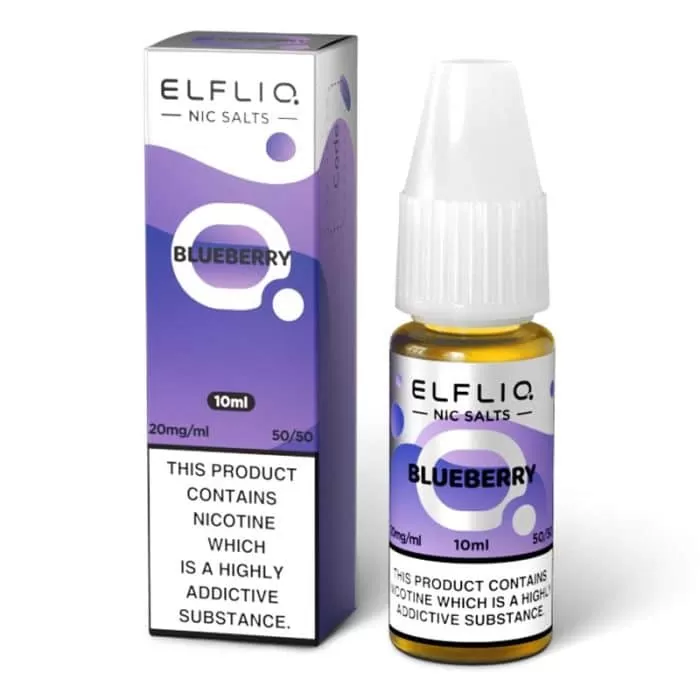 Blueberry ELFLIQ Nic Salts e Liquid 10ml – TPD - Vapestorm Co