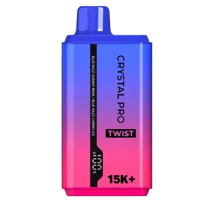 The Crystal Pro Twist 15k – Adjustable Airflow Vape with 15000 Puffs