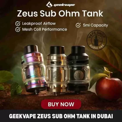 Geekvape Zeus Sub Ohm Tank In Dubai - Vapeshopdubaiuae