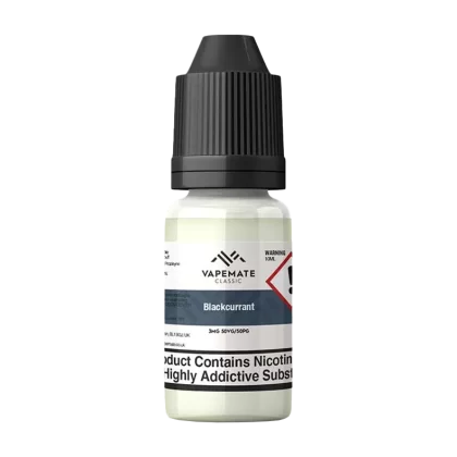 Vapemate Classic Blackcurrant 10ml - Blend#50VG / 50PG>70VG / 30PG0mg>3mg>6mg>12mg>18mg