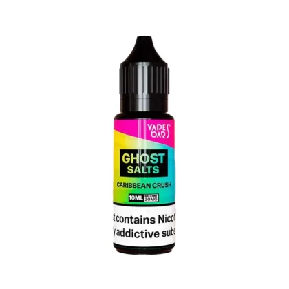Vapes Bars Ghost Salts Caribbean Crush Nic Salt - 10 Pack - 20mg