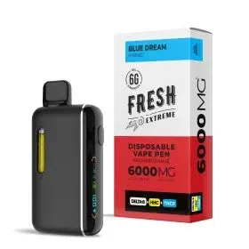 6000mg D8, HHC, THCP Vape Pen – Blue Dream – Hybrid – 6ml – Fresh
