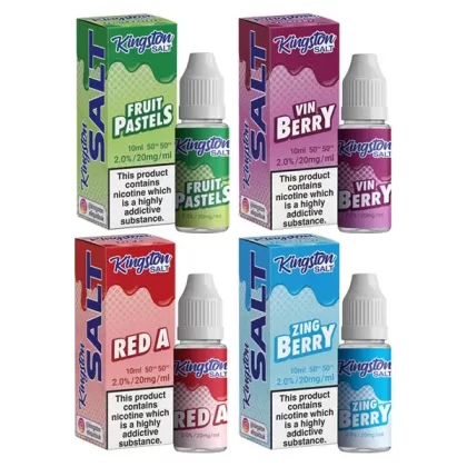 Kingston Nikotinsalze 20 mg – 10 ml MTL Vape Juice (50VG/50PG)