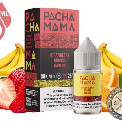 Strawberry Orange Banana PACHA MAMA Salt 30ml