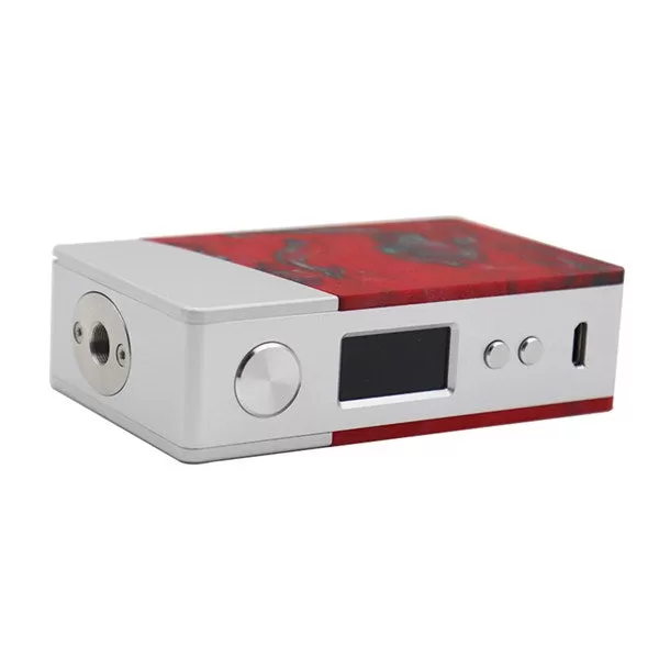 Geekvape Nova 200W TC Box Mod by dual 18650 Batteries - Silver&Flare Resin - Image 2