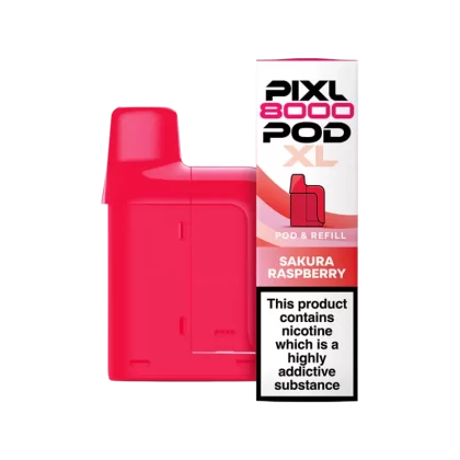 Sakura Raspberry Pixl 8000 Refill Pack - Ecigwizard