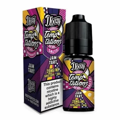TEMPTATIONS JAM TART NIC SALT E-LIQUID BY DOOZY
