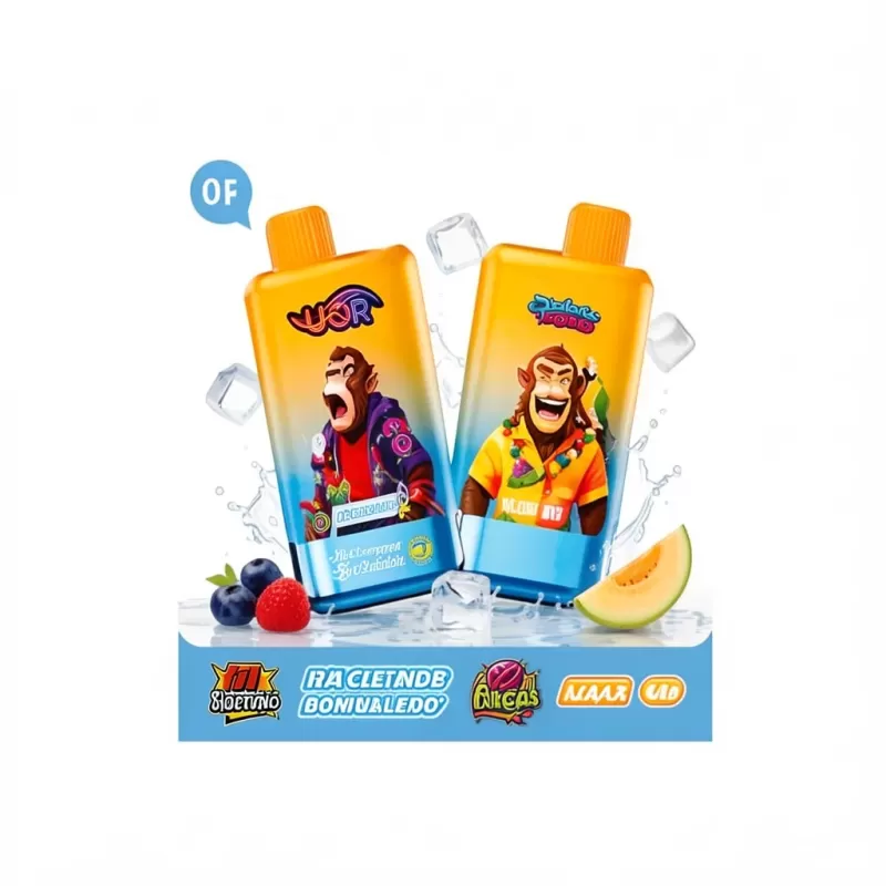UOR Twins 80000 Puffs 80K Vape Double Flavors - Random Flavors(Minimum 2 Pieces), Blueberry Raspberry And Love 66; 2-nicotine, 5-nicotine - Image 2